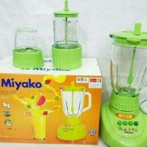 Miyako BL-152 GF Blender Kaca 1,5 Liter 3 in 1 Pisau Wadah
