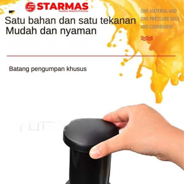 STARMAS Juicer Portable Tanpa Ampas Portable Blender Juicer Extractor 800W-Slow Juicer 99% Fresh Fruit-350ml Mesin Pisau - Gambar 3