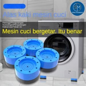 STARMAS Alas Kaki Mesin Cuci Universal Anti Slip dan Getaran - 4pcs STARMAS Lemari Freezer Meja