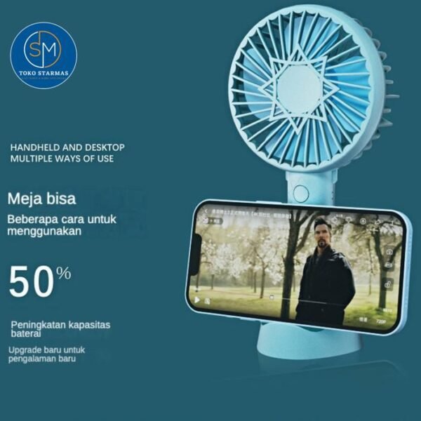 Kipas Angin Tangan Mini Portable STR 809 Rechargeable USB Original Starmas - Gambar 3