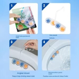 Pewangi  Pengharum dan Pembersih Flush Toilet Duduk Closet Cleaner