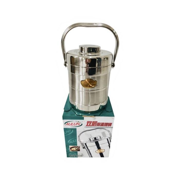 Termos merk Aulun tempat kuah sop bahan stainless steel Vacuum