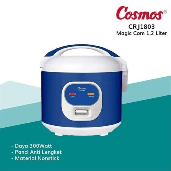 Cosmos CRJ-1803 Magic Com 3 in 1 Anti lengket 1,2 Liter 300 Watt Air - Gambar 2