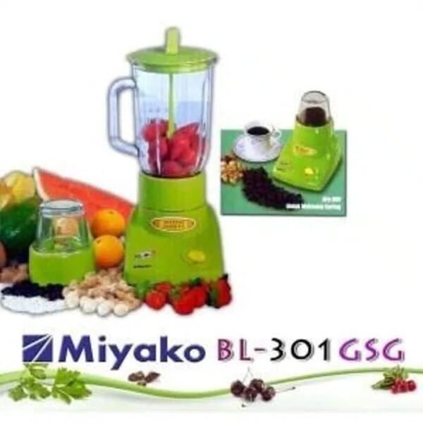 Miyako BL-301 GSG Blender Kaca 1 Liter 200 Watt