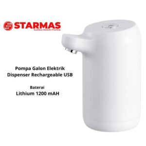 STARMAS Pompa Galon Elektrik Starmas Rechargeable USB 1200 mAH 100% Original Air Kabel Water pompagalon kran untuk