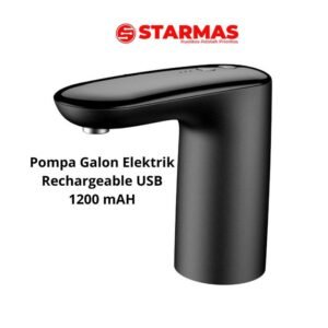 STARMAS Pompa Galon Elektrik 2 Tombol Rechargable USB 1200mAH A001 Starmas 100% Original Dispenser Air Kabel Listrik Water pompagalon kran untuk