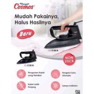 Cosmos CI 3120 N Jet Black Setrika Listrik 400 watt 100% Original
