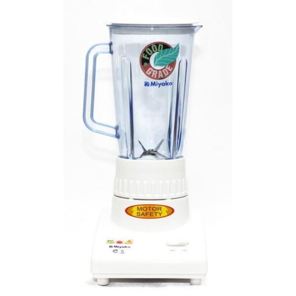 Miyako BL- 101 PL Blender Plastik 1 Liter 2 in 1 Pisau Stainless Wadah Listrik - Gambar 4