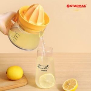 STARMAS Alat Perasan Jeruk / Lemon Manual Putar Tangan Plastik Wadah
