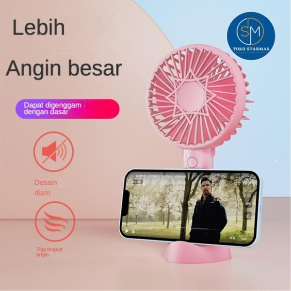 Kipas Angin Tangan Mini Portable STR 809 Rechargeable USB Original Starmas - Gambar 2