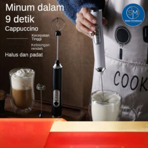 STARMAS Alat Pengocok Telur dan Pembuih Kopi Susu Elektrik 3 Kepala Starmas