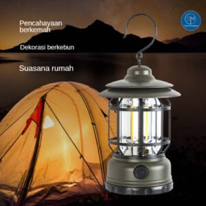 STARMAS Lampu Lentera LED/Camping Lamp 3 COB L27 Emergency Charger USB STARMAS