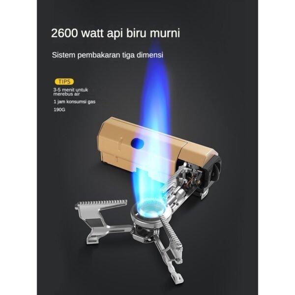 STARMAS Kompor Lipat Portable Untuk Traveling Hiking Mudah Dilipat Mini - Gambar 8