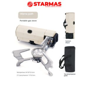 STARMAS Kompor Lipat Portable Untuk Traveling Hiking Mudah Dilipat Mini
