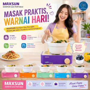 Latte Mini Stove Kompor Gas Mini Kompor Gas Portabel BBQ Hotpot Piknik Latte Camping Maxsun Portable
