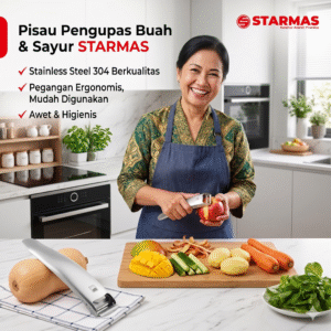STARMAS Pisau Pengupas Buah Stainless Steel Starmas Serbaguna