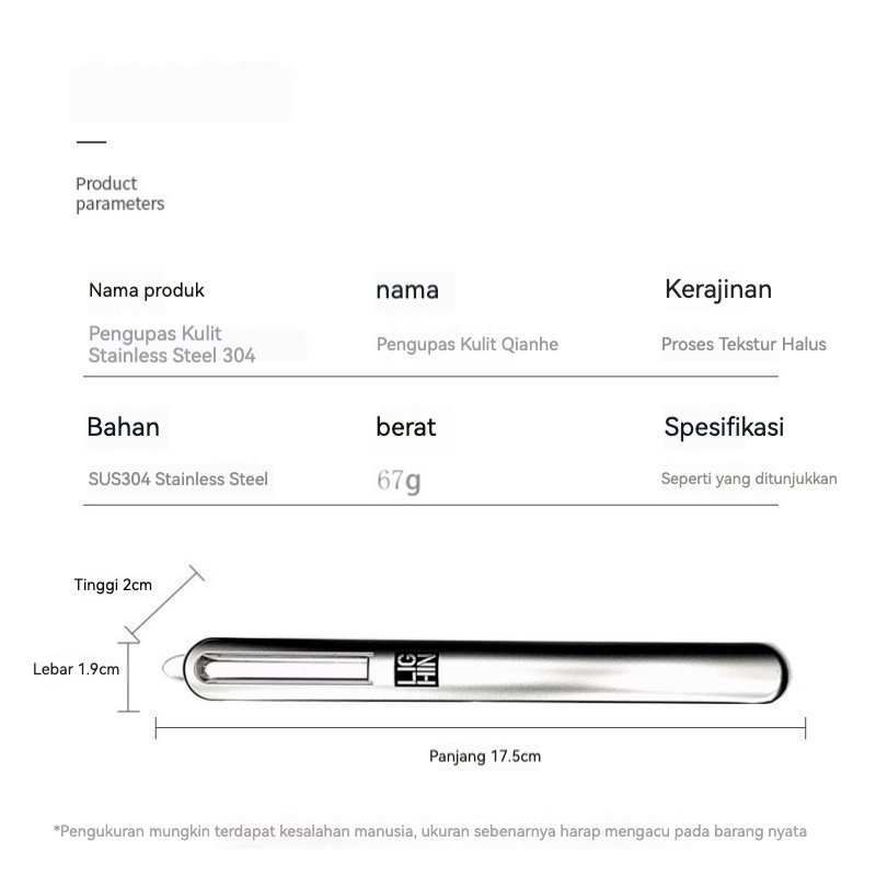 STARMAS Pisau Pengupas Buah Stainless Steel Starmas Serbaguna - Gambar 17