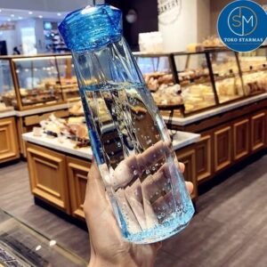 STARMAS Botol Air Minum Kaca Crystal 450 ML Beraneka Warna 100% Original
