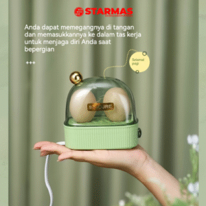 STARMAS Epicure Electric Egg Cooker Steamer Alat Rebus Telur Elektrik Pengukus Portable Colokan Listrik Model Indonesia Bulat Otomatis Pengukus Makanan