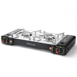 YANCHUAN Kompor Piknik 2 Tungku Portable awet serbaguna original