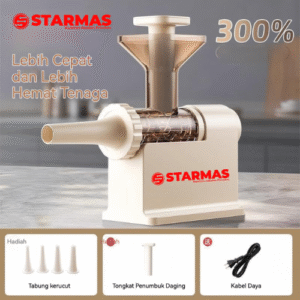 STARMAS Meat Grinder Electric Mesin Giling Daging Listrik Penggiling Daging Sosis Low Watt