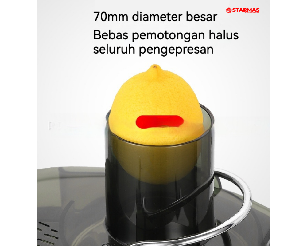 STARMAS Juice Extractor 4 in 1 Blender Chopper Besar dan Kecil Set Lengkap Bahan Gelas Kaca Serbaguna Hemat - Gambar 5