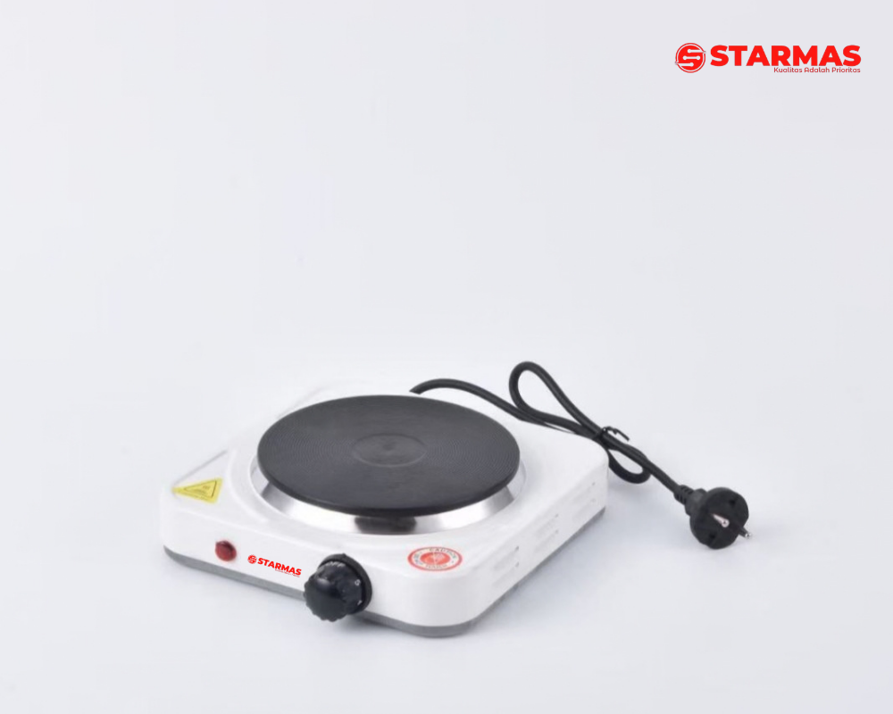STARMAS kompor listrik Mini Hot Plate Cooking 1000 Watt Original Starmas Tungku kompor listrik - Gambar 6