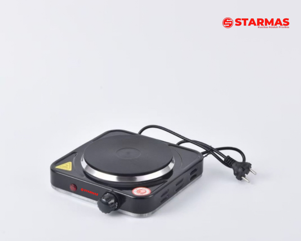 STARMAS kompor listrik Mini Hot Plate Cooking 1000 Watt Original Starmas Tungku kompor listrik - Gambar 5