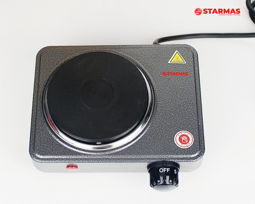 STARMAS Kompor Listrik 800 Watt Hemat Listrik untuk Sup Ayam dan Berbagai Masakan - Gambar 8