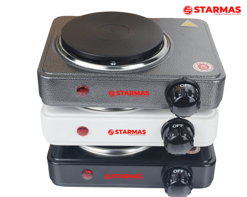STARMAS Kompor Listrik 800 Watt Hemat Listrik untuk Sup Ayam dan Berbagai Masakan - Gambar 5